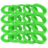 3/8" Neon Green Ultra Wrap Wire Loom 10 Feet Keep It Clean KICWFANG0375L010