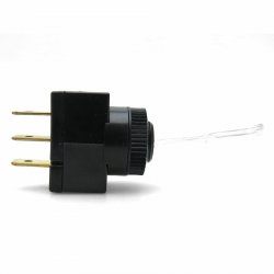 Single Switch Keep It Clean 18625 Retro Black Switch with White Illumination Single Switch Keep It Clean 18625 Retro Black Switch with White Illumination